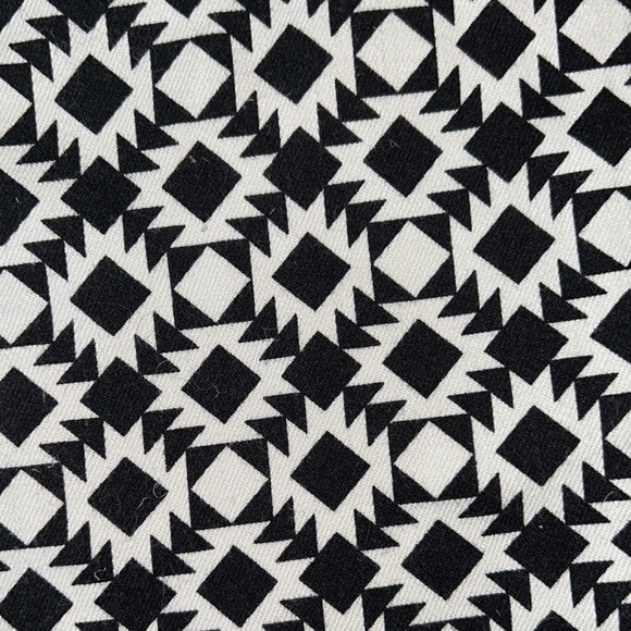 J. Crew Black White Geometric Kaleidoscope Print  Stretch Ankle Skinny Jeans  29 - Picture 12 of 15